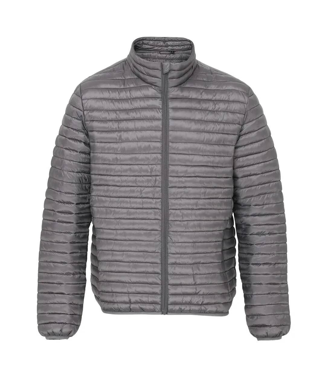 2786 Mens Tribe Fineline Padded Jacket (Steel) - UTRW3846