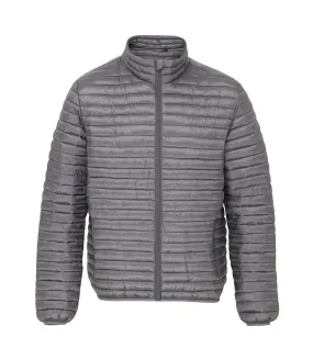 2786 Mens Tribe Fineline Padded Jacket (Steel) - UTRW3846