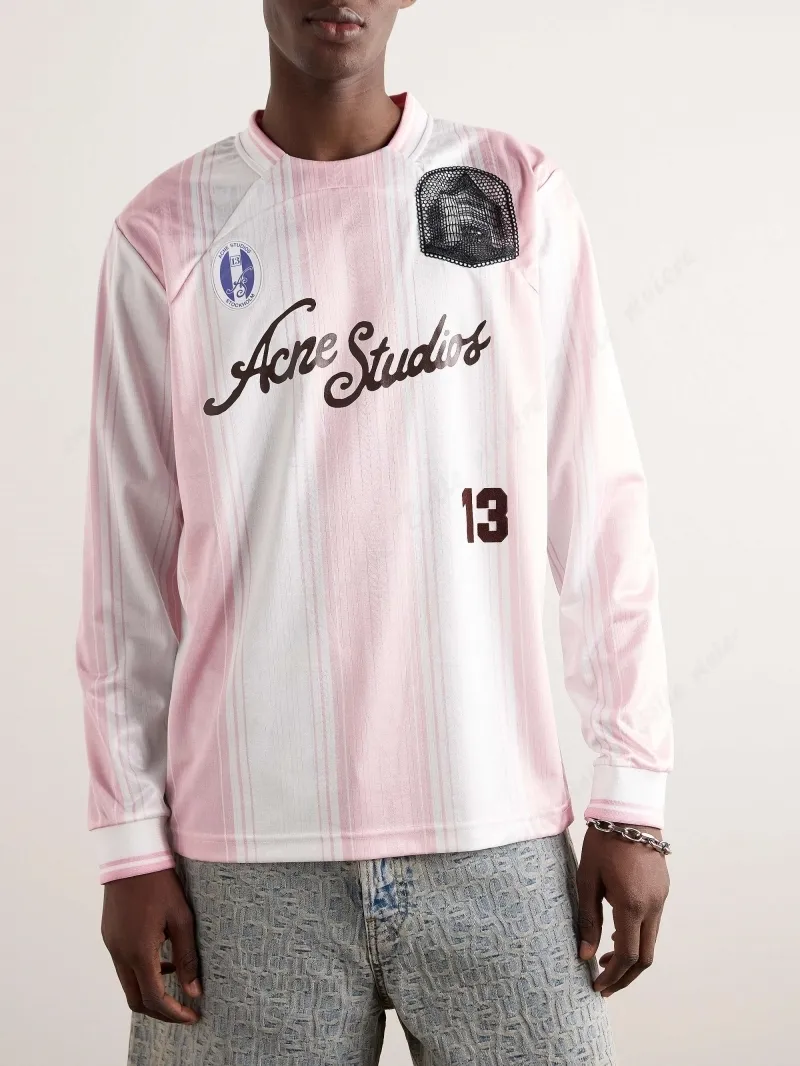 Acne Studios  |Stripes Unisex Street Style Long Sleeves Oversized