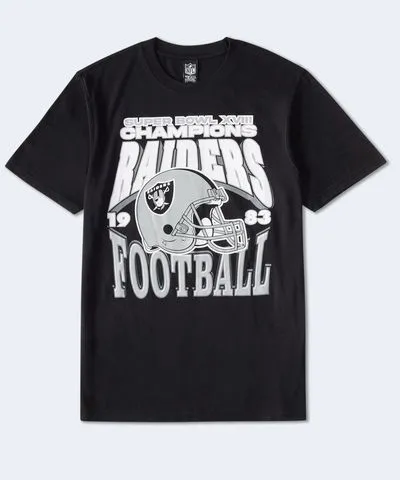 Aeropostale Las Vegas Raiders Super Bowl Graphic Tee