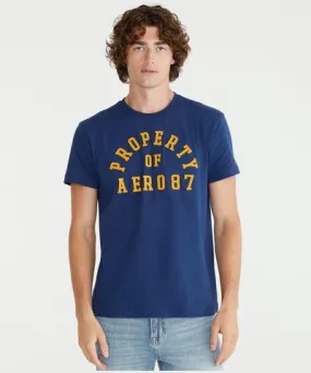 Aeropostale Property Of Appliqué Graphic Tee