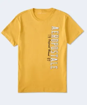 Aeropostale Vertical Appliqué Graphic Tee