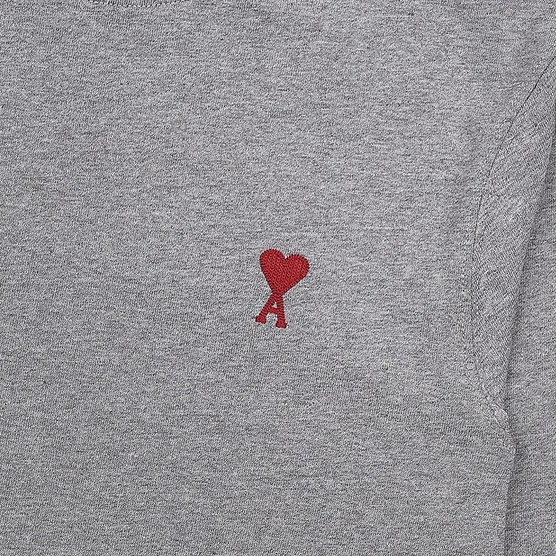 AMI PARIS  |Crew Neck Heart Unisex Street Style Long Sleeves Plain