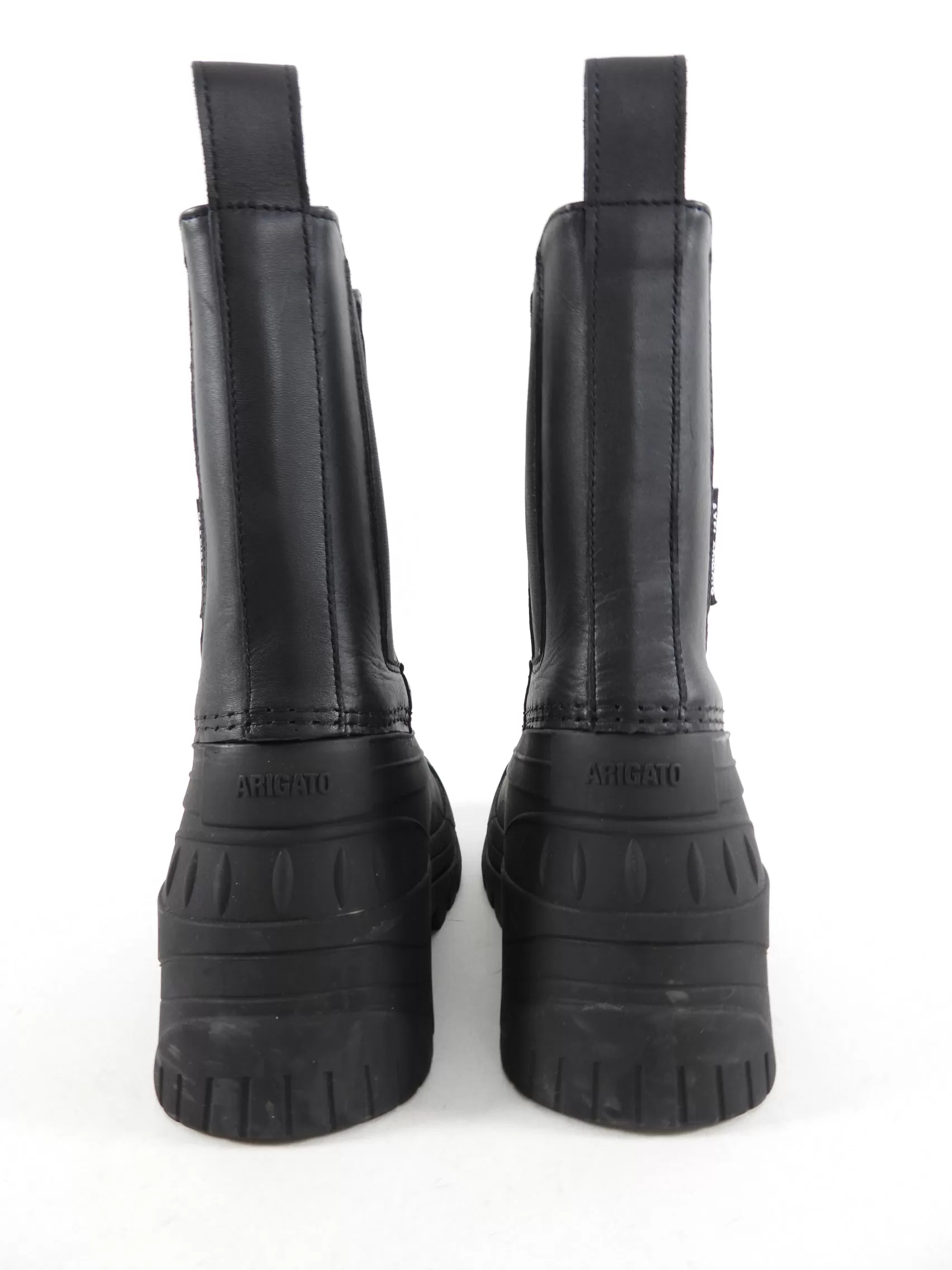 Axel Arigato Black Leather and Rubber Boots - 36.5 / 6