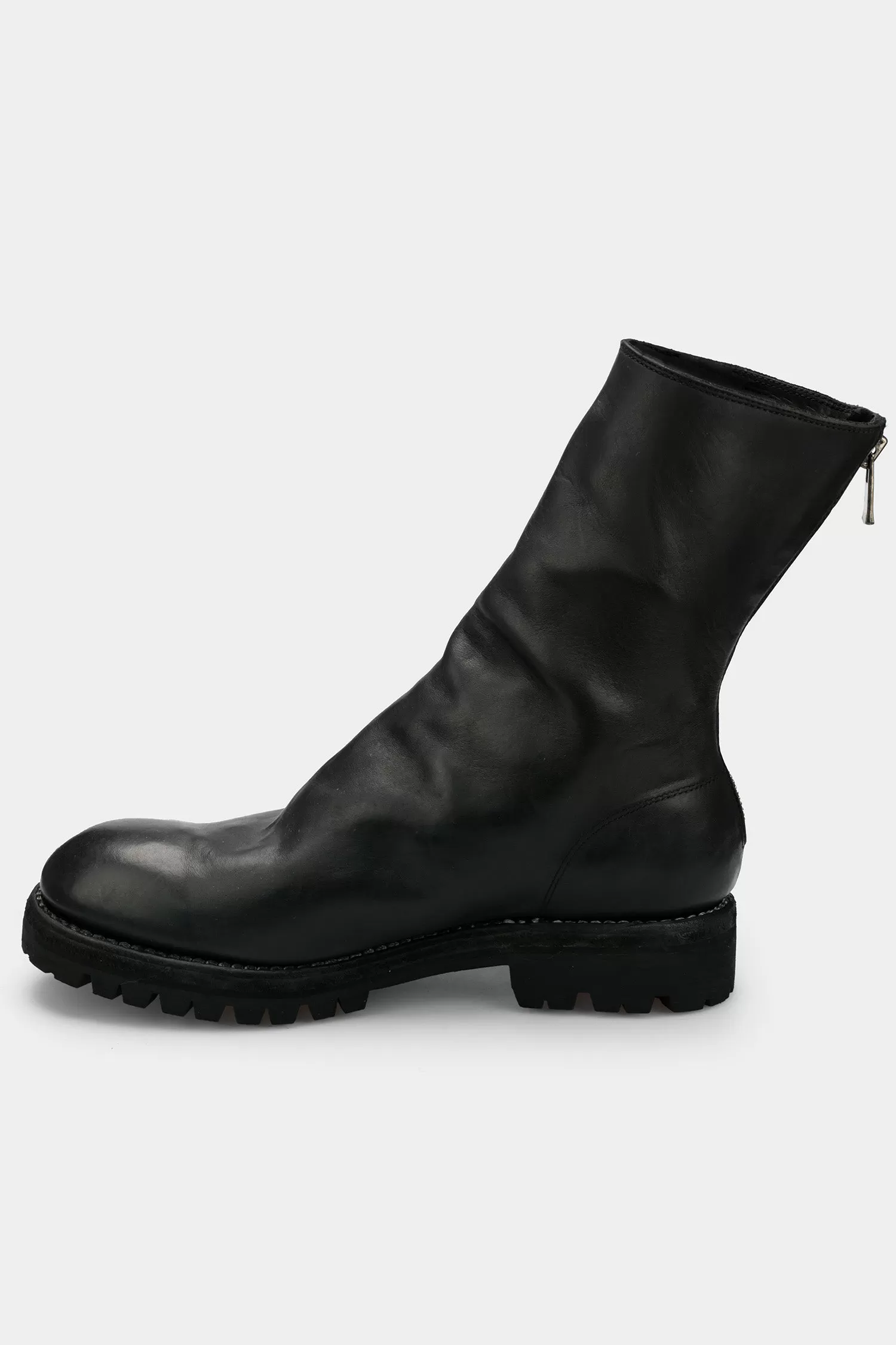 Back zip high top boots | 788VX