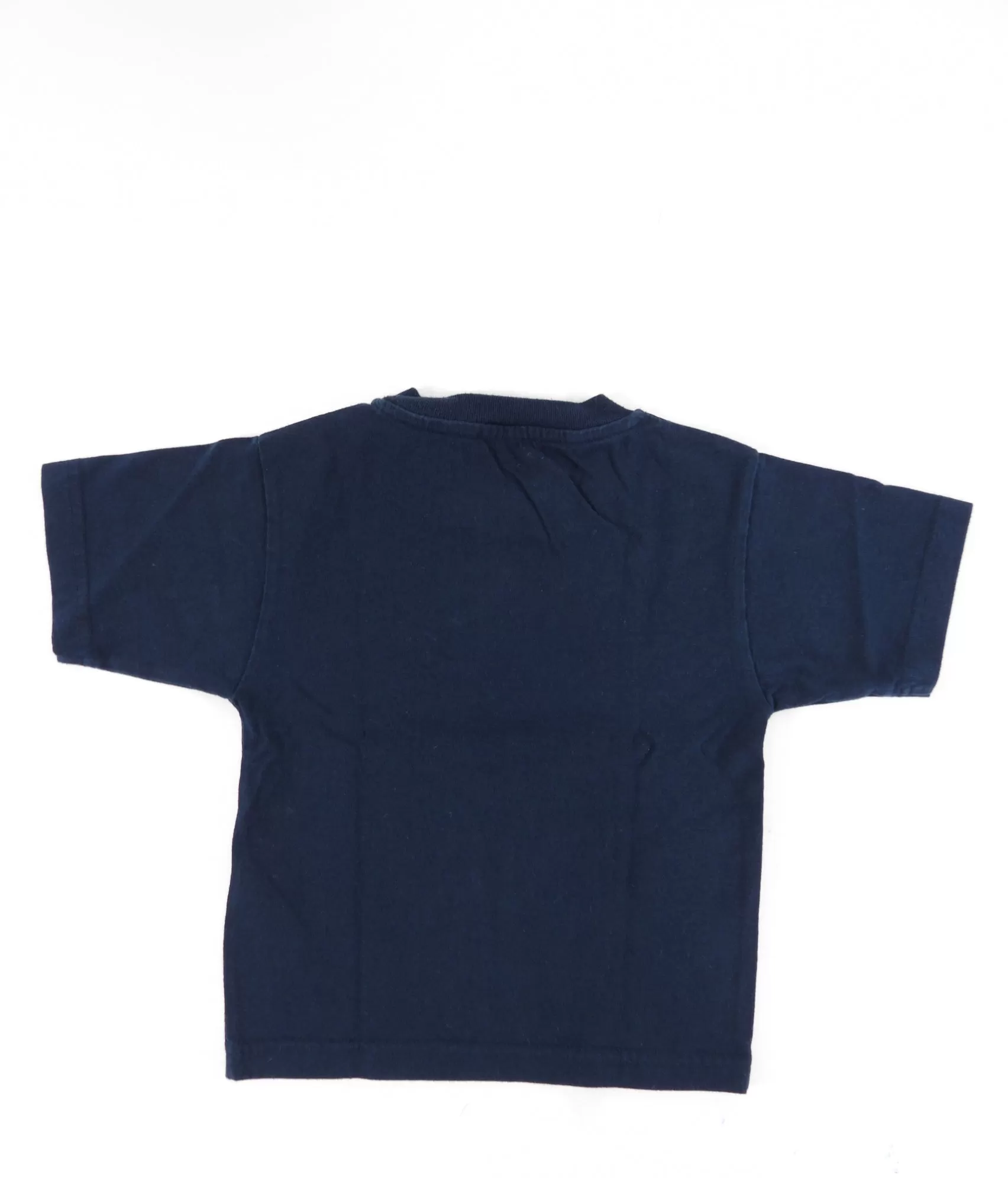 Balenciaga Kids Navy Logo T Shirt - 2Y