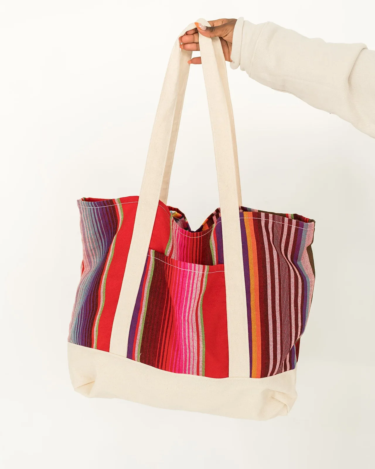 Beach Tote in Red Sayulita