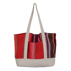 Beach Tote in Red Sayulita