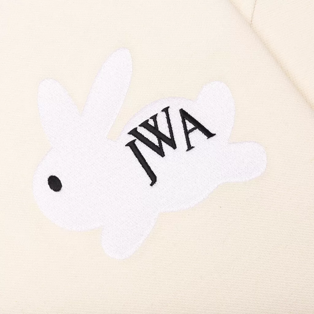 Bunny Embroidery Polo Shirt - Beige