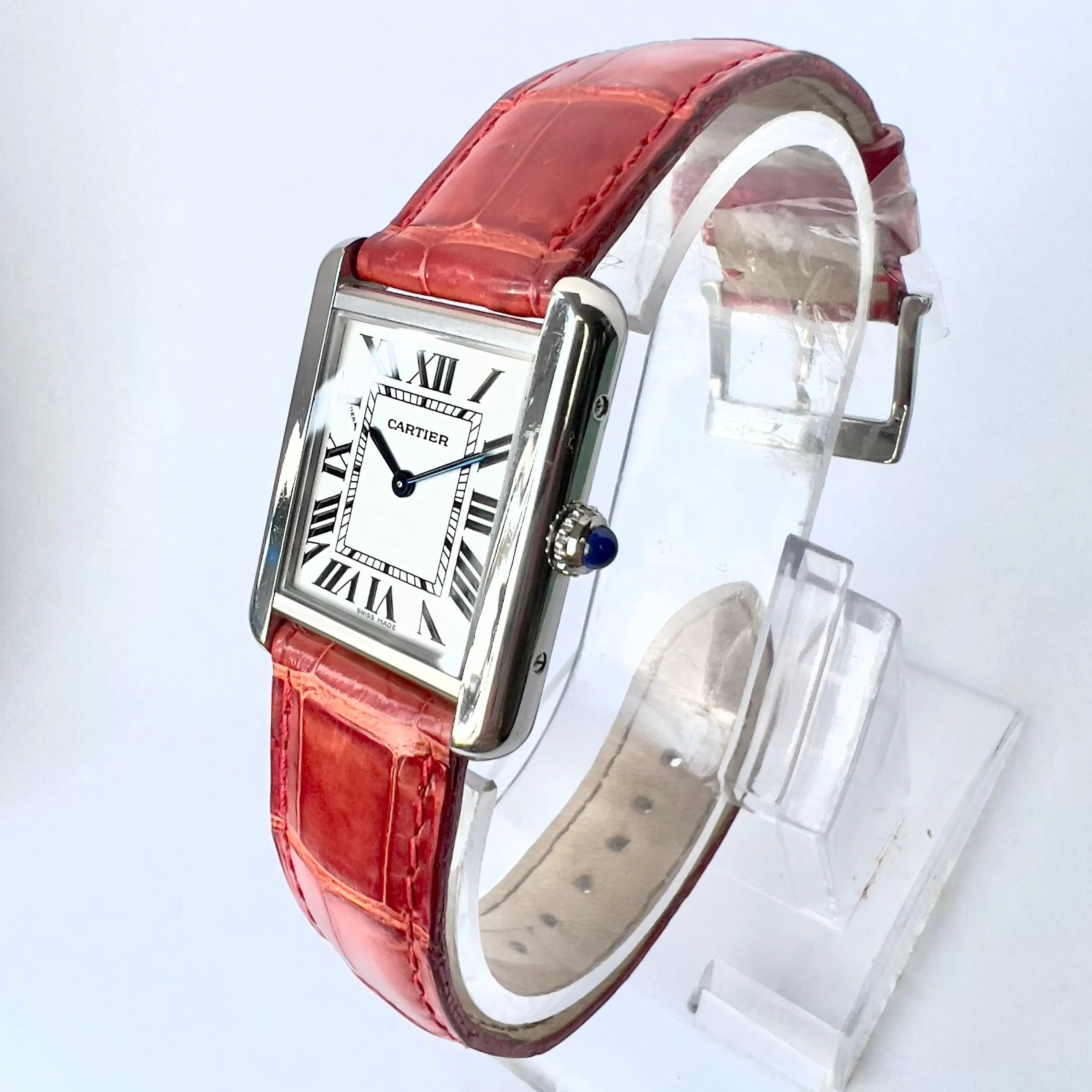 CARTIER TANK SOLO Quartz 24mm Steel Watch