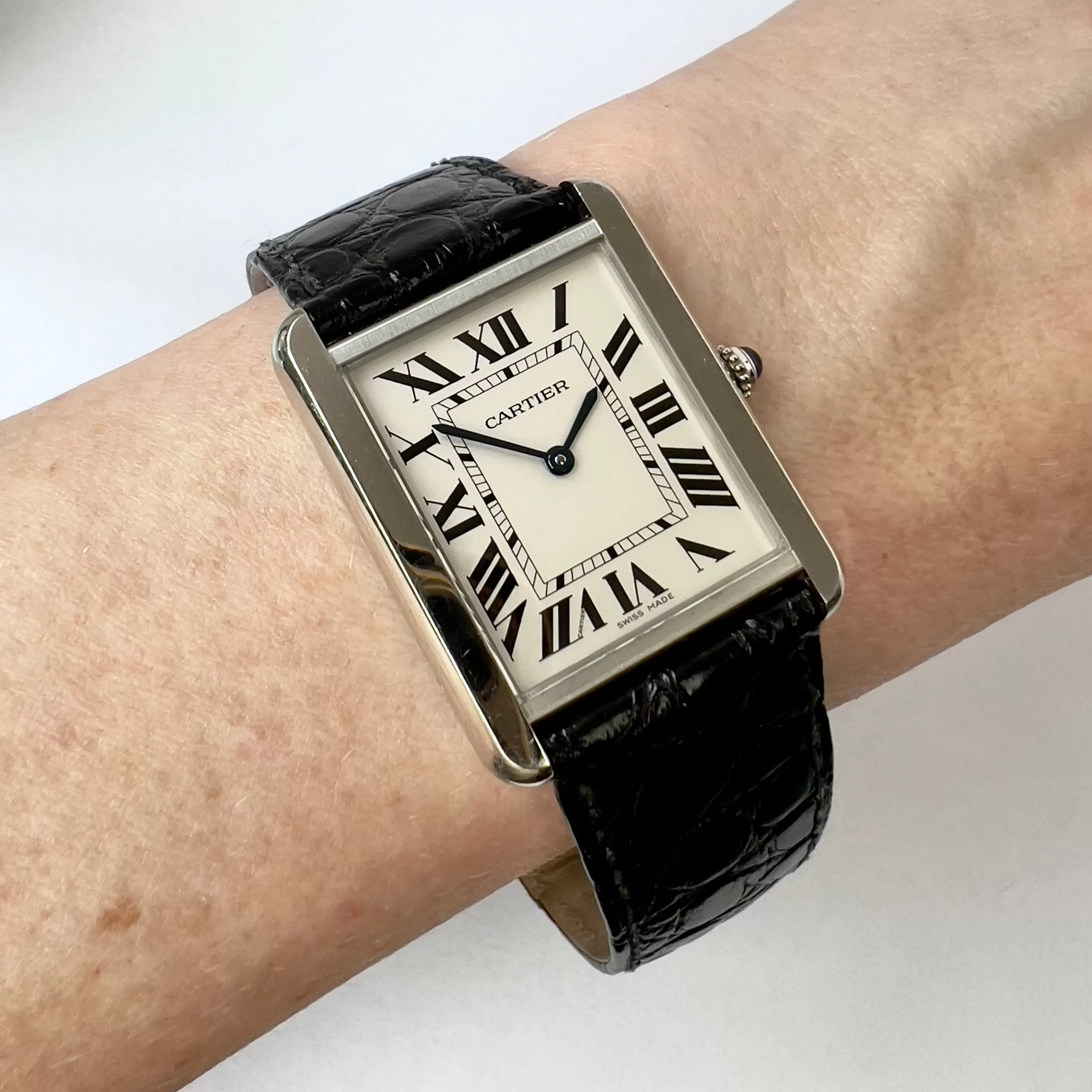 CARTIER TANK SOLO Quartz 27mm Steel Watch