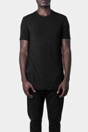 Cashmere blend piped crewneck T-Shirt