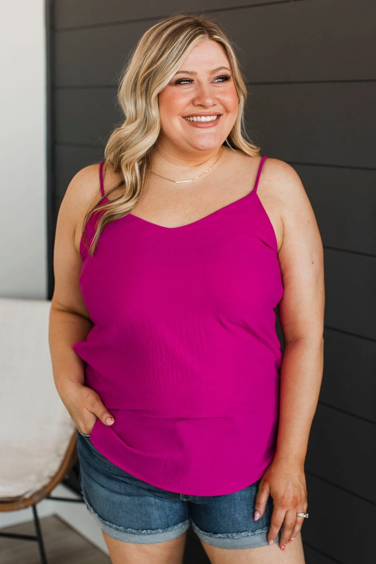 Certified Showstopper Tank Top- Magenta