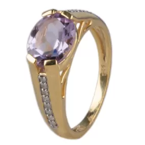 Cherished 10K Gold Amethyst Ring