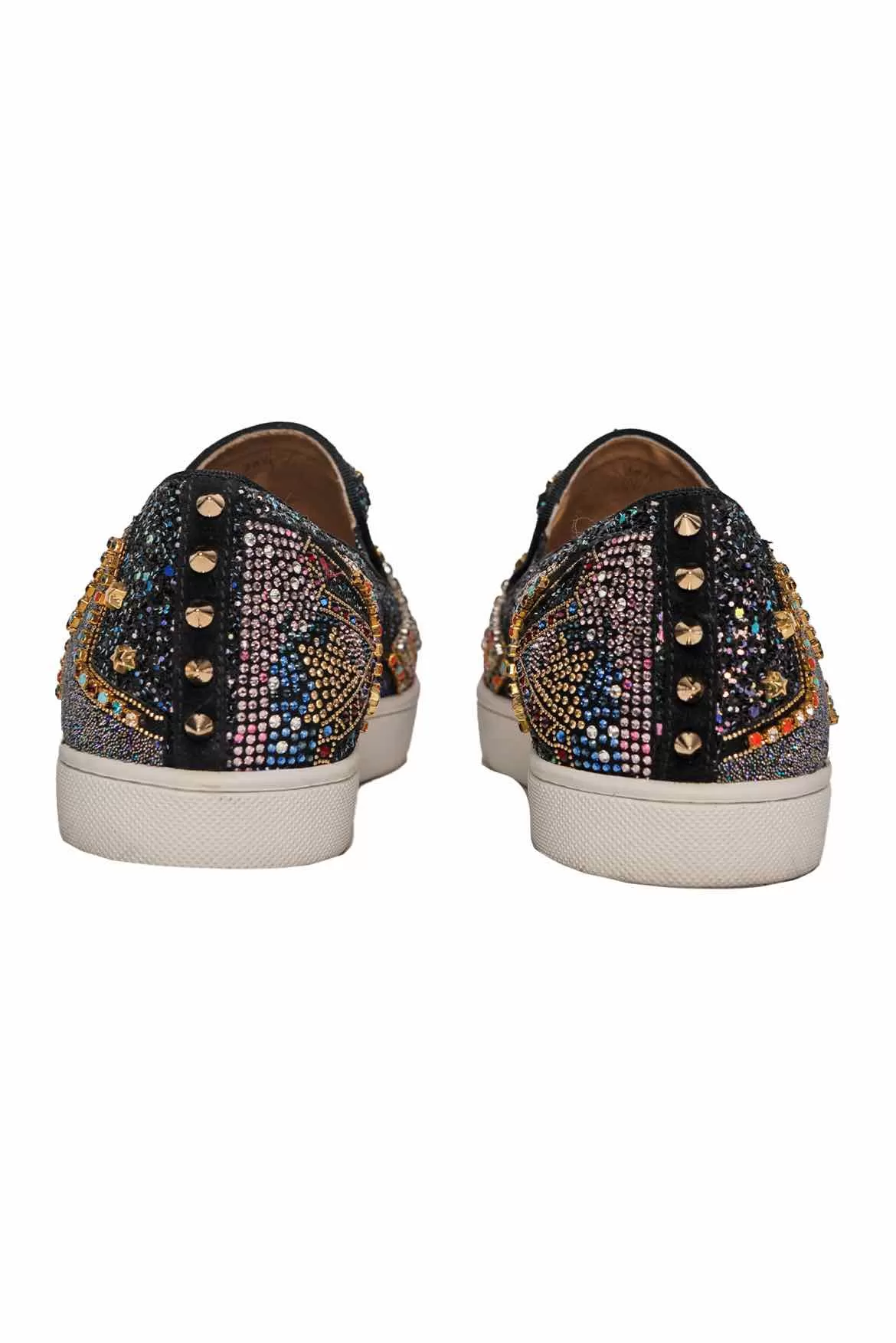 Christian Louboutin Size 38.5 Pistozetoile Slip On Sneakers