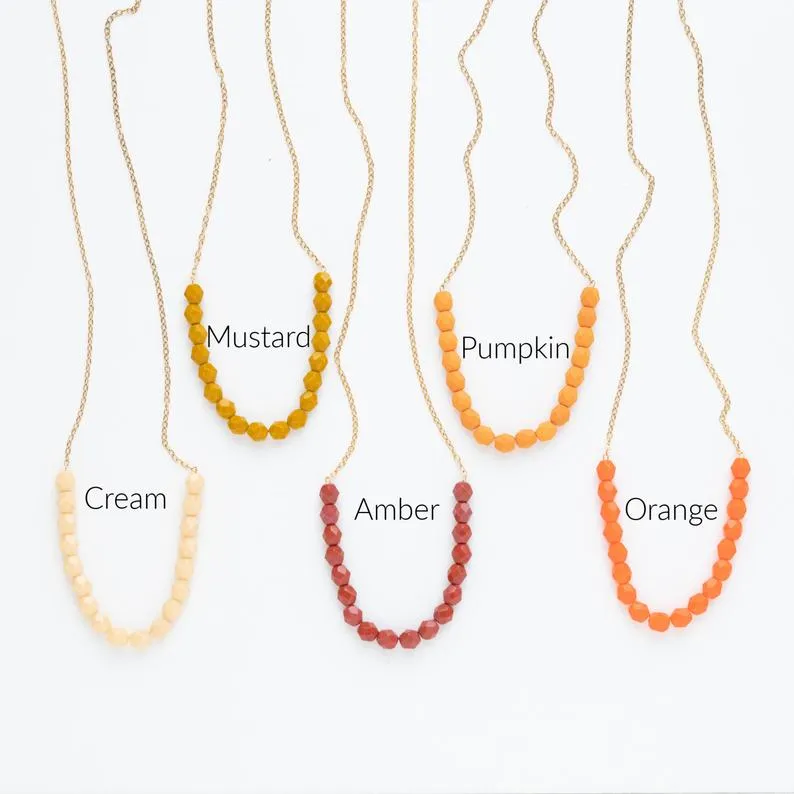 Colorful Bead Necklace- WS