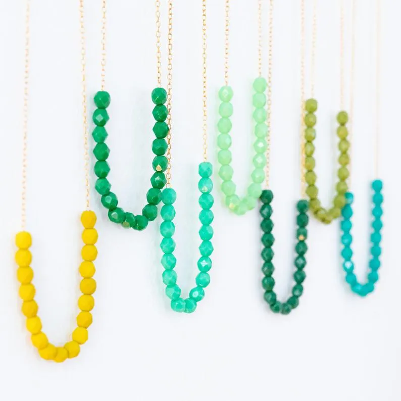 Colorful Bead Necklace- WS