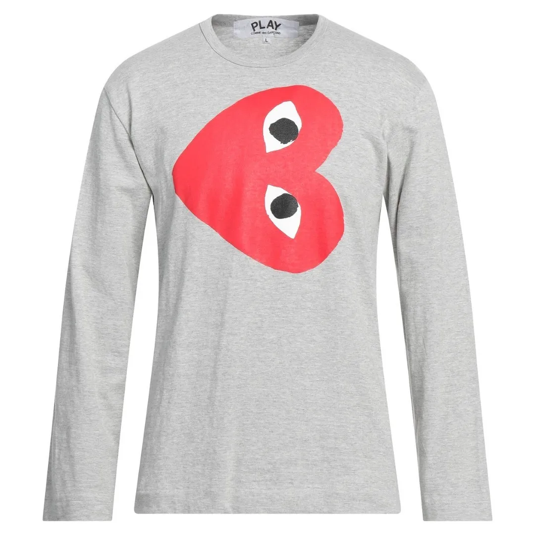 COMME des GARCONS  |Crew Neck Unisex Street Style Long Sleeves Plain Cotton