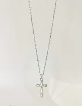 Cross Diamanté Necklace