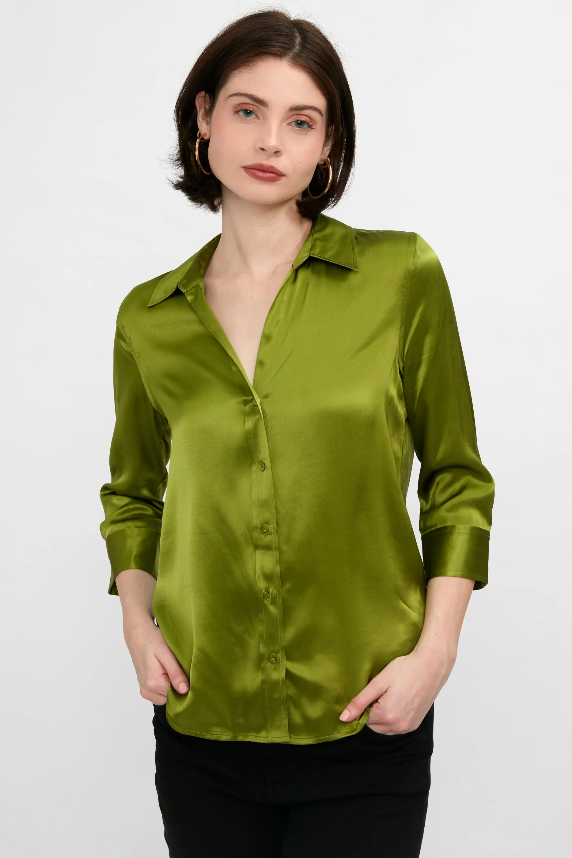 Dani Blouse in English Ivy