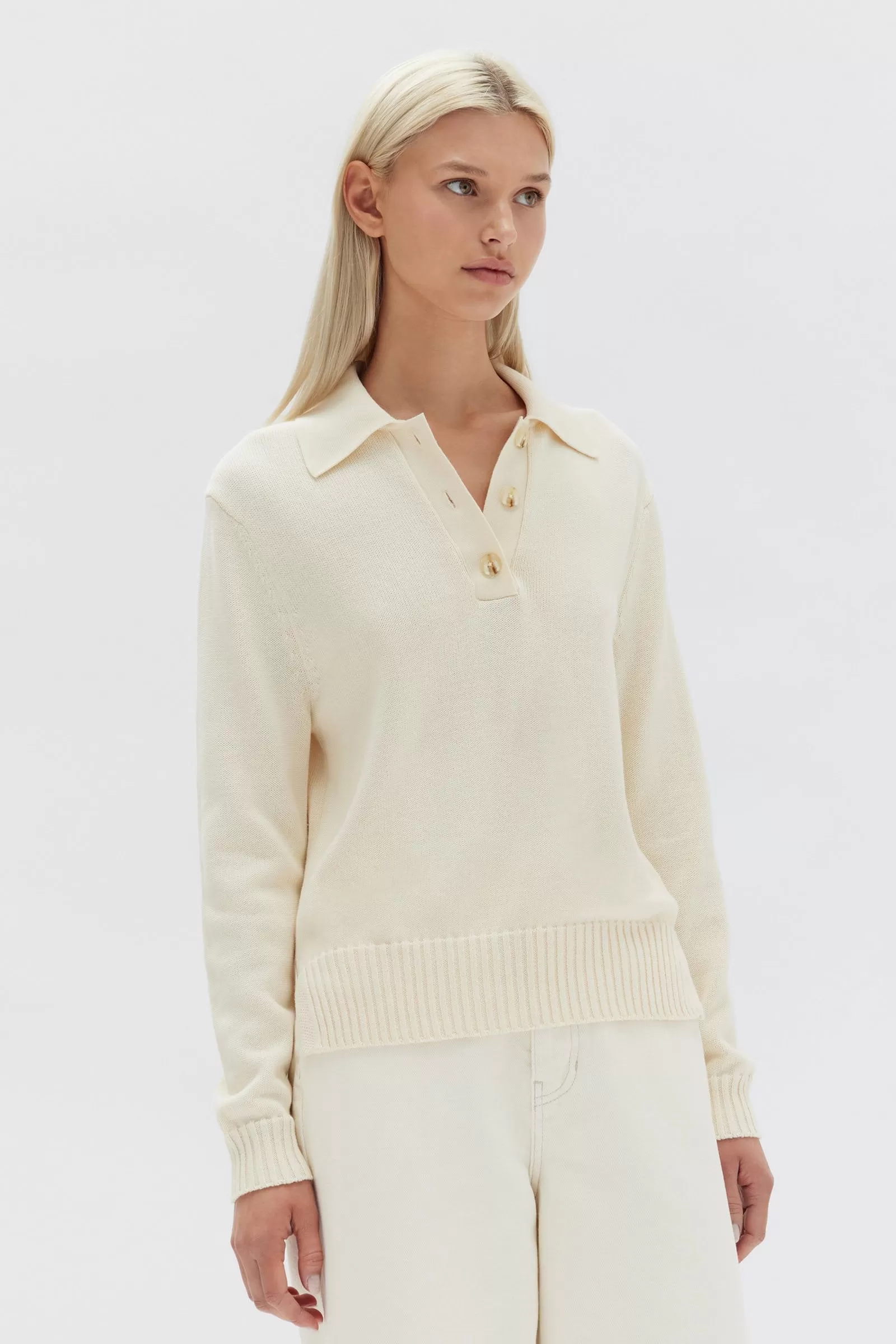 Dawn Cotton Knit Polo