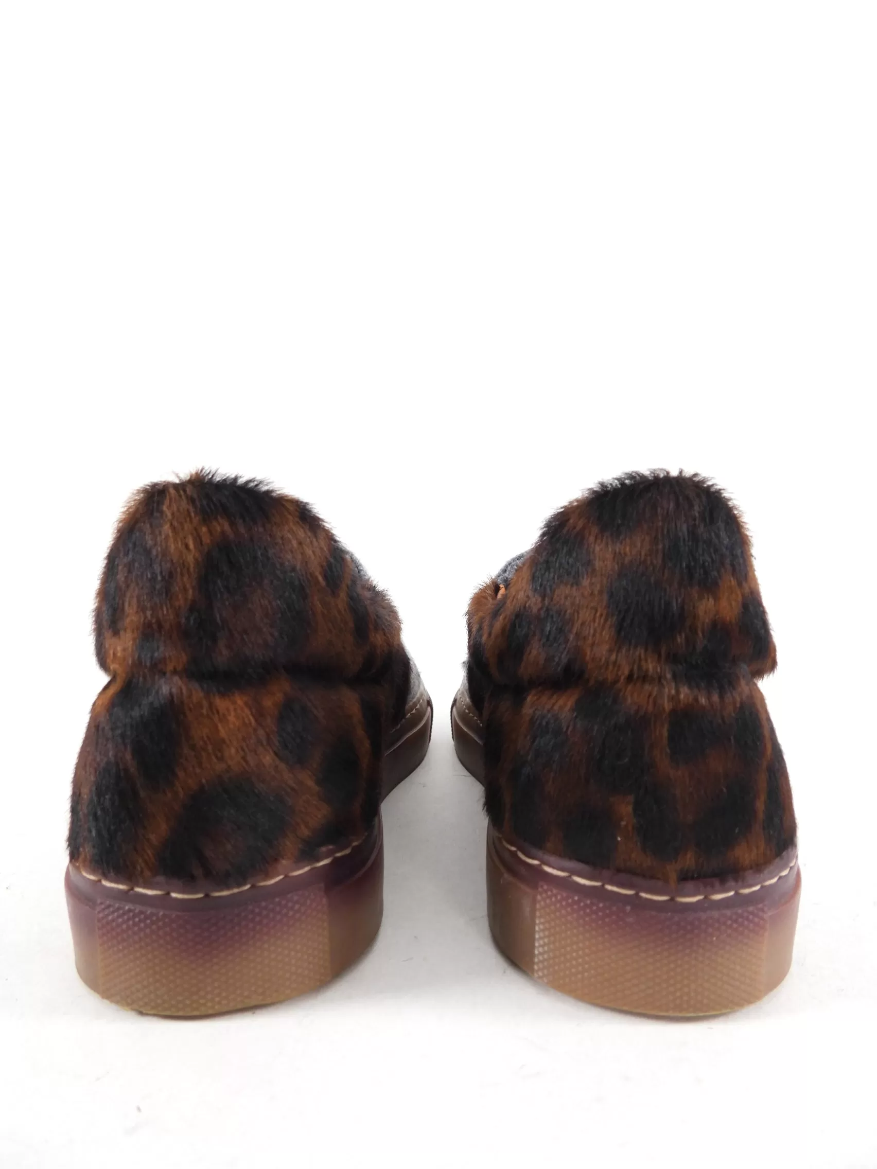 Dries Van Noten Leopard Calf Hair Flat Sneakers - 36.5