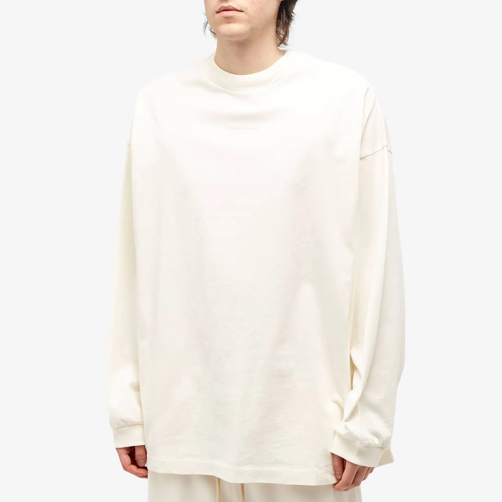 FEAR OF GOD  |Crew Neck Unisex Street Style Long Sleeves Plain Cotton