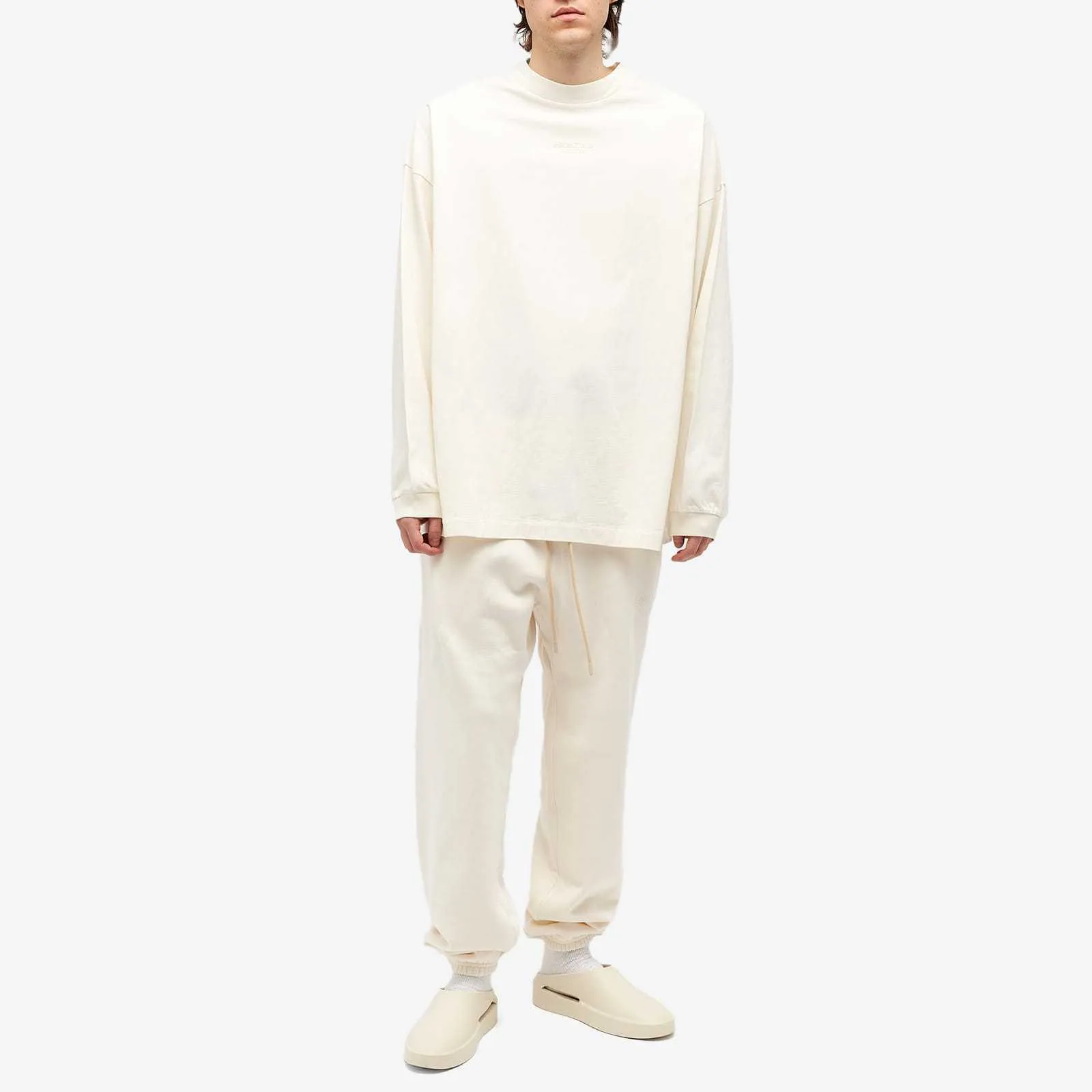 FEAR OF GOD  |Crew Neck Unisex Street Style Long Sleeves Plain Cotton