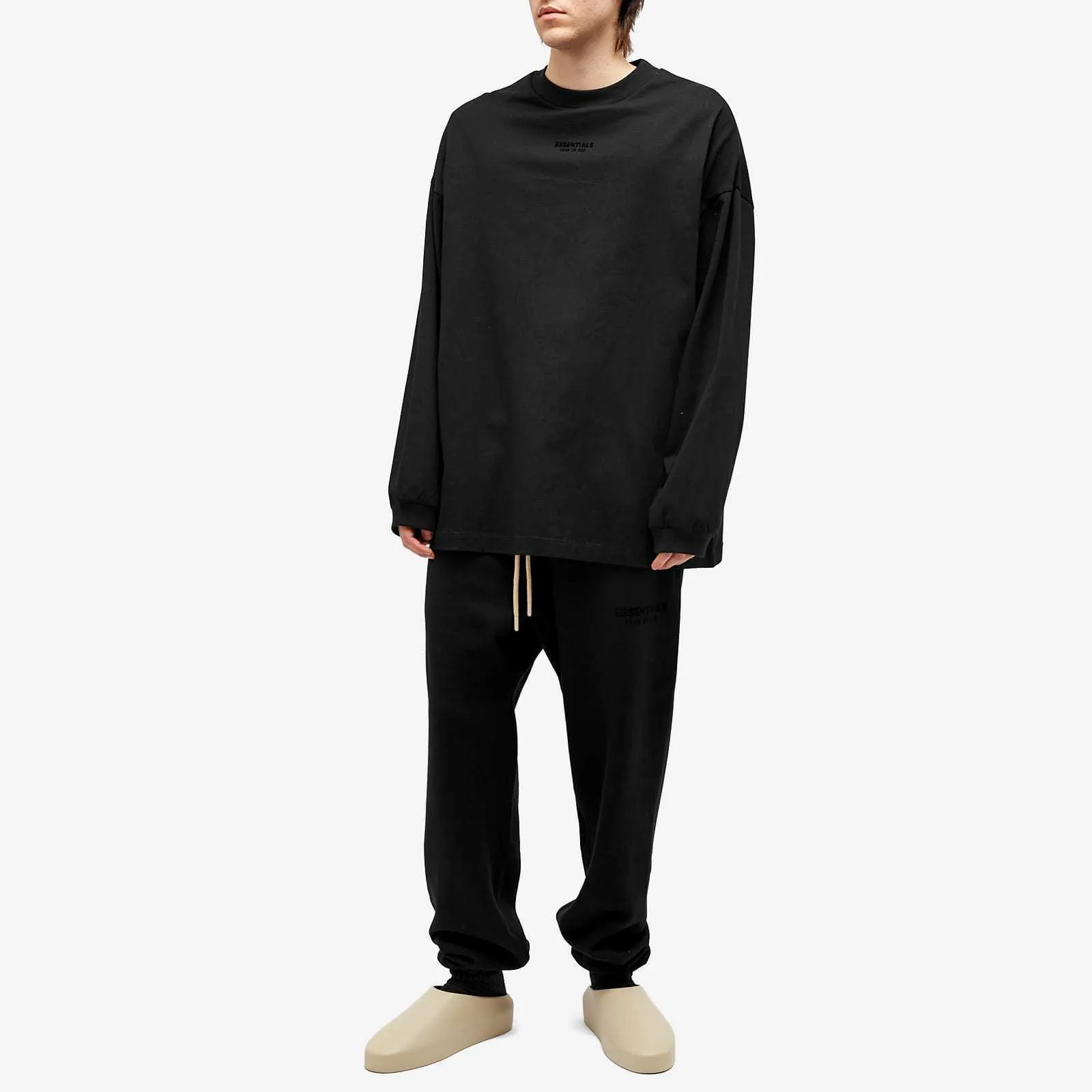 FEAR OF GOD  |Crew Neck Unisex Street Style Long Sleeves Plain Cotton