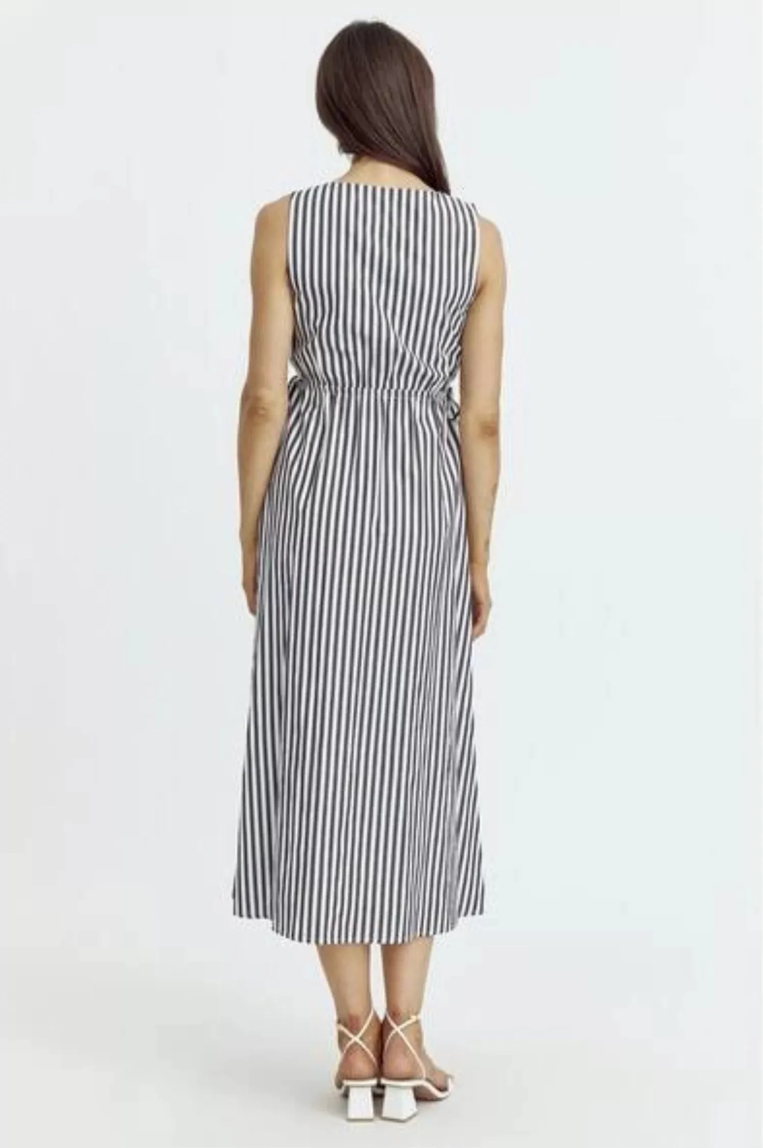 FERBIE STRIPE MIDI DRESS