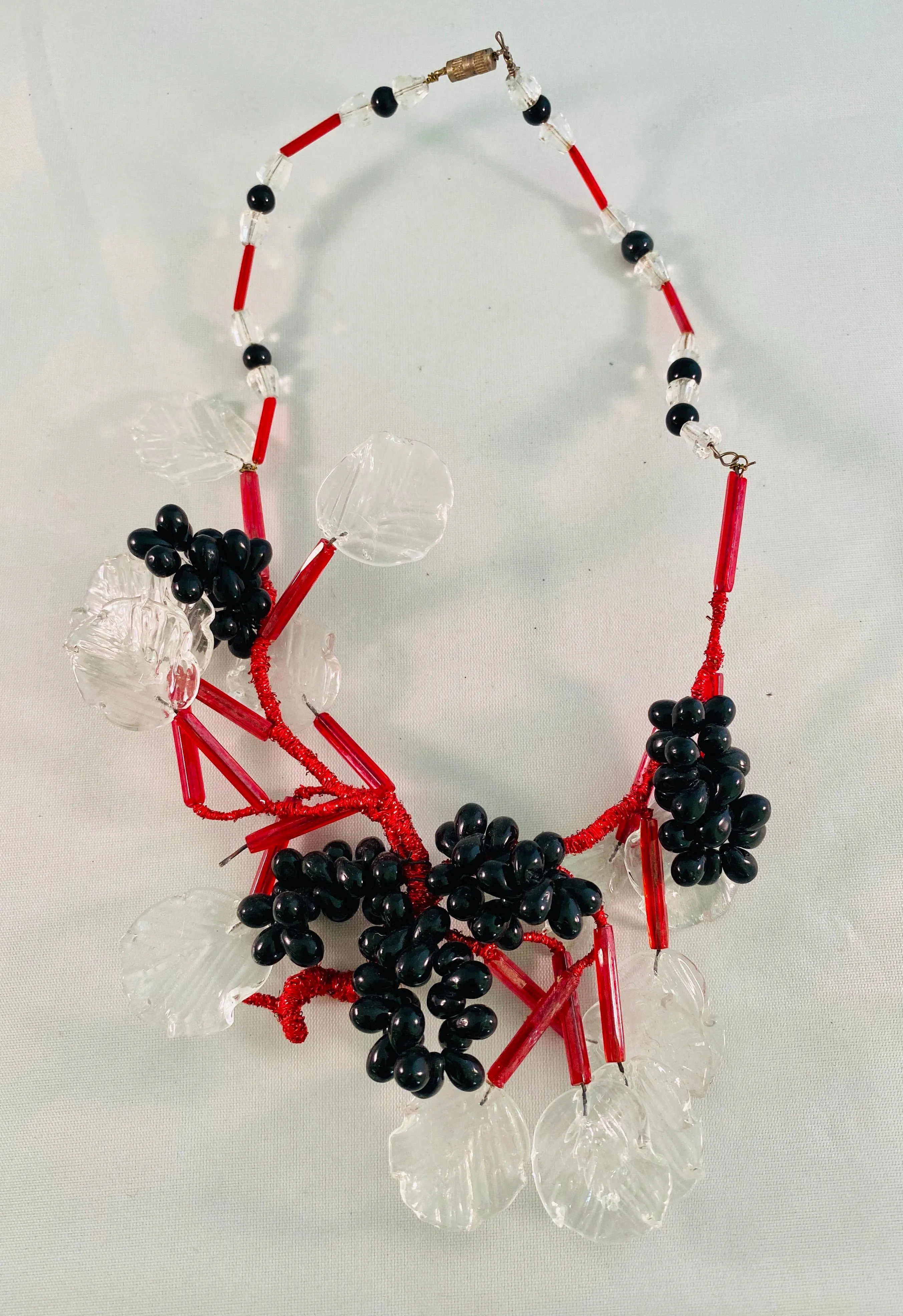 French Pate de Verre Necklace