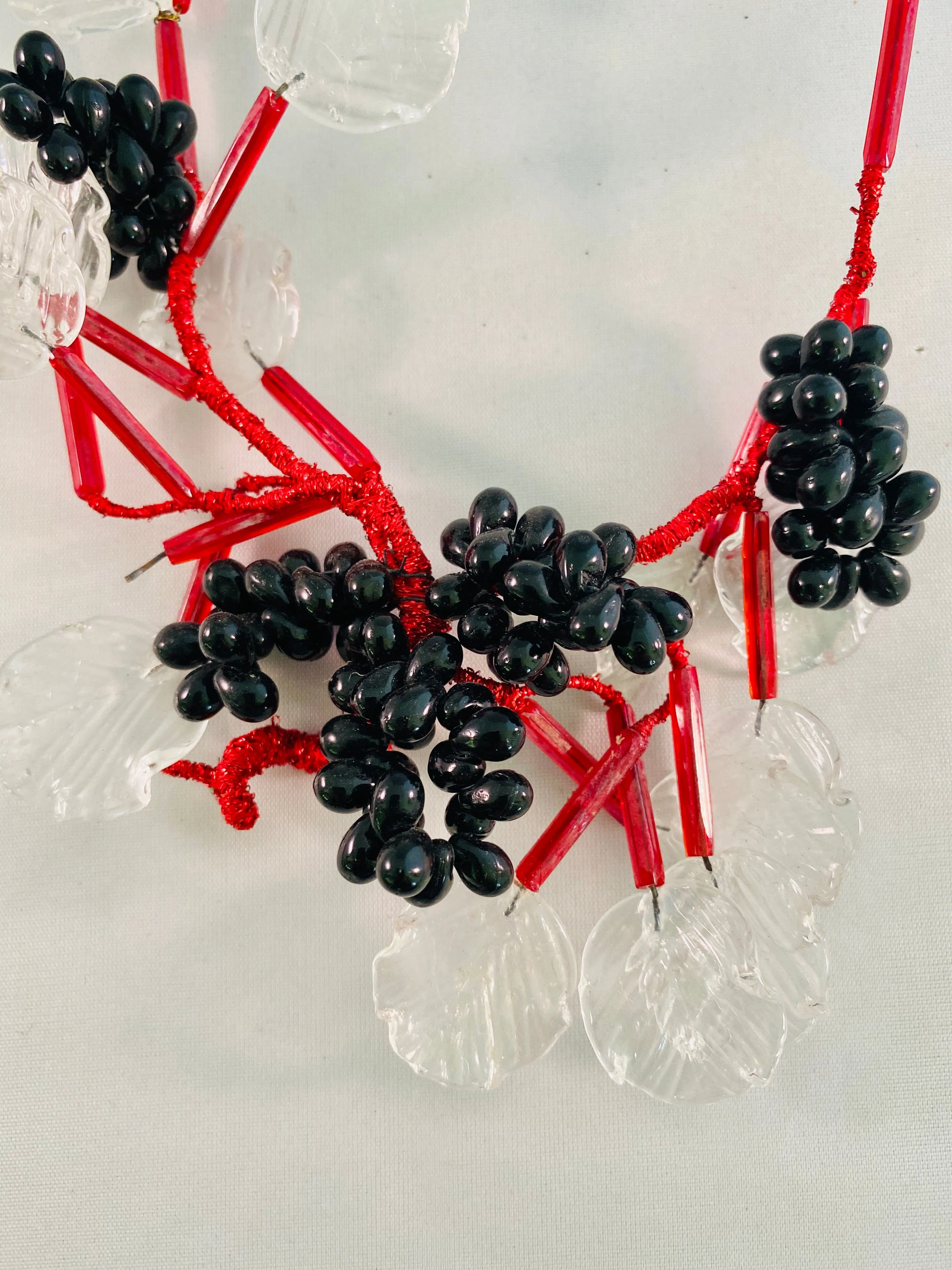 French Pate de Verre Necklace