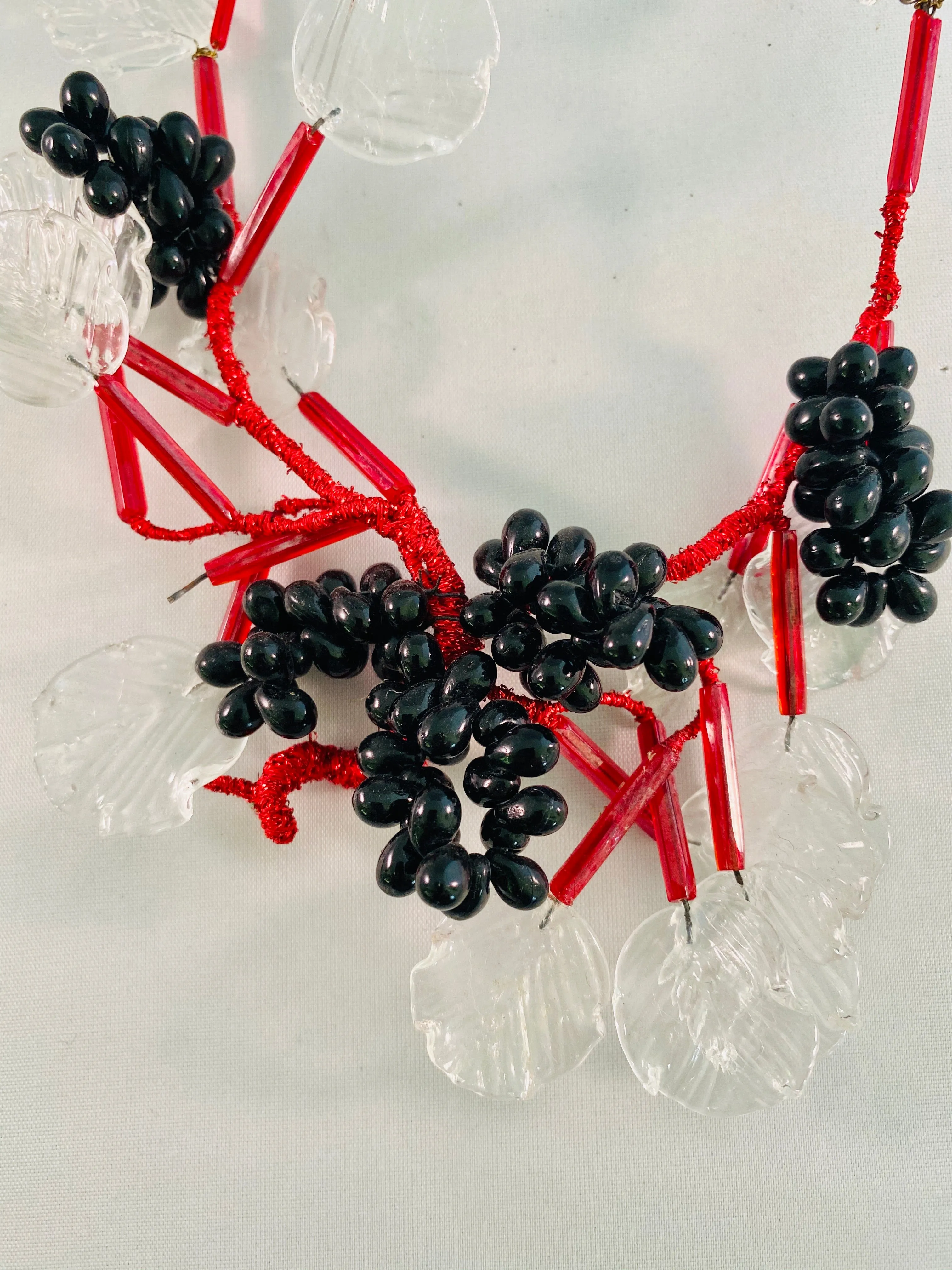 French Pate de Verre Necklace