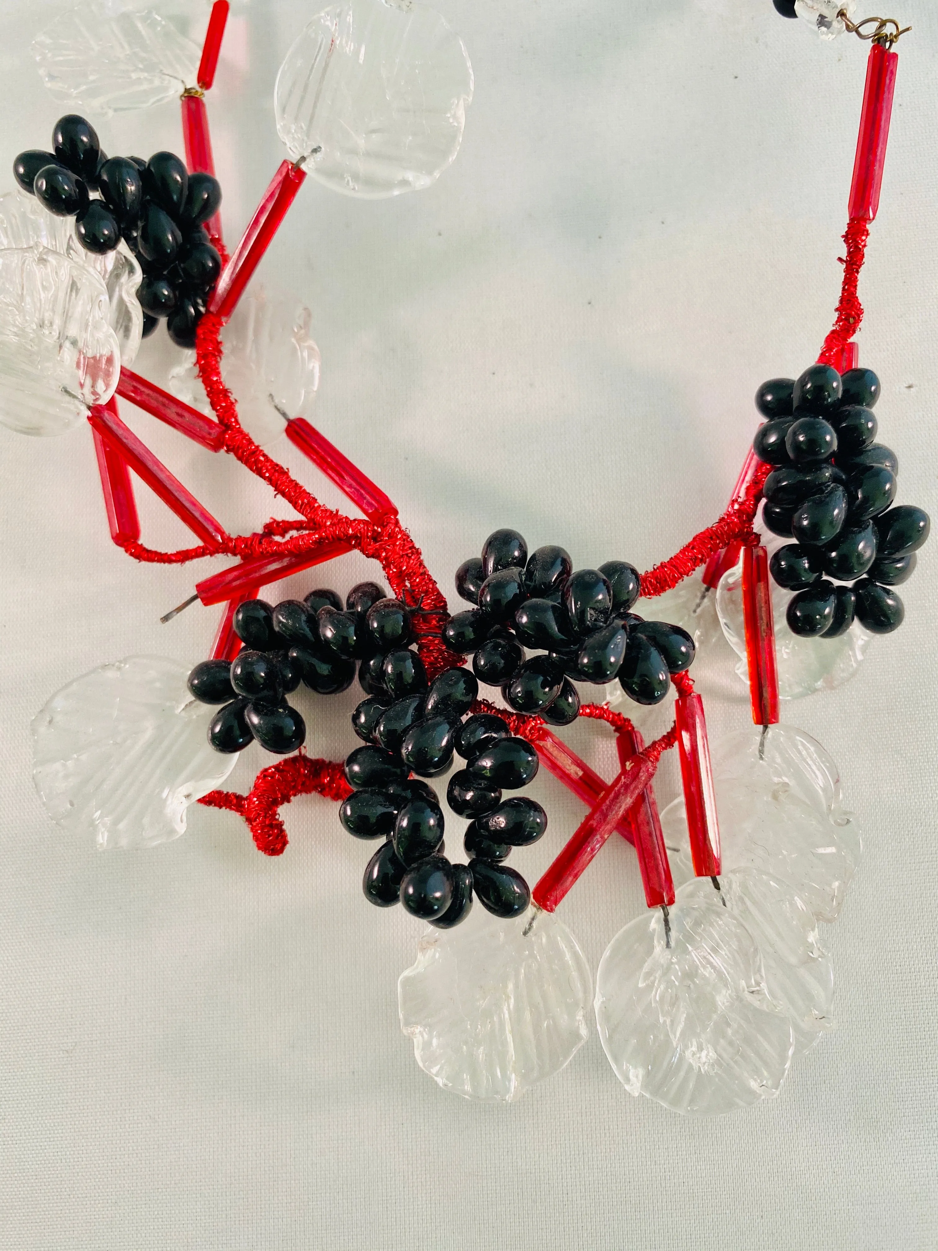 French Pate de Verre Necklace