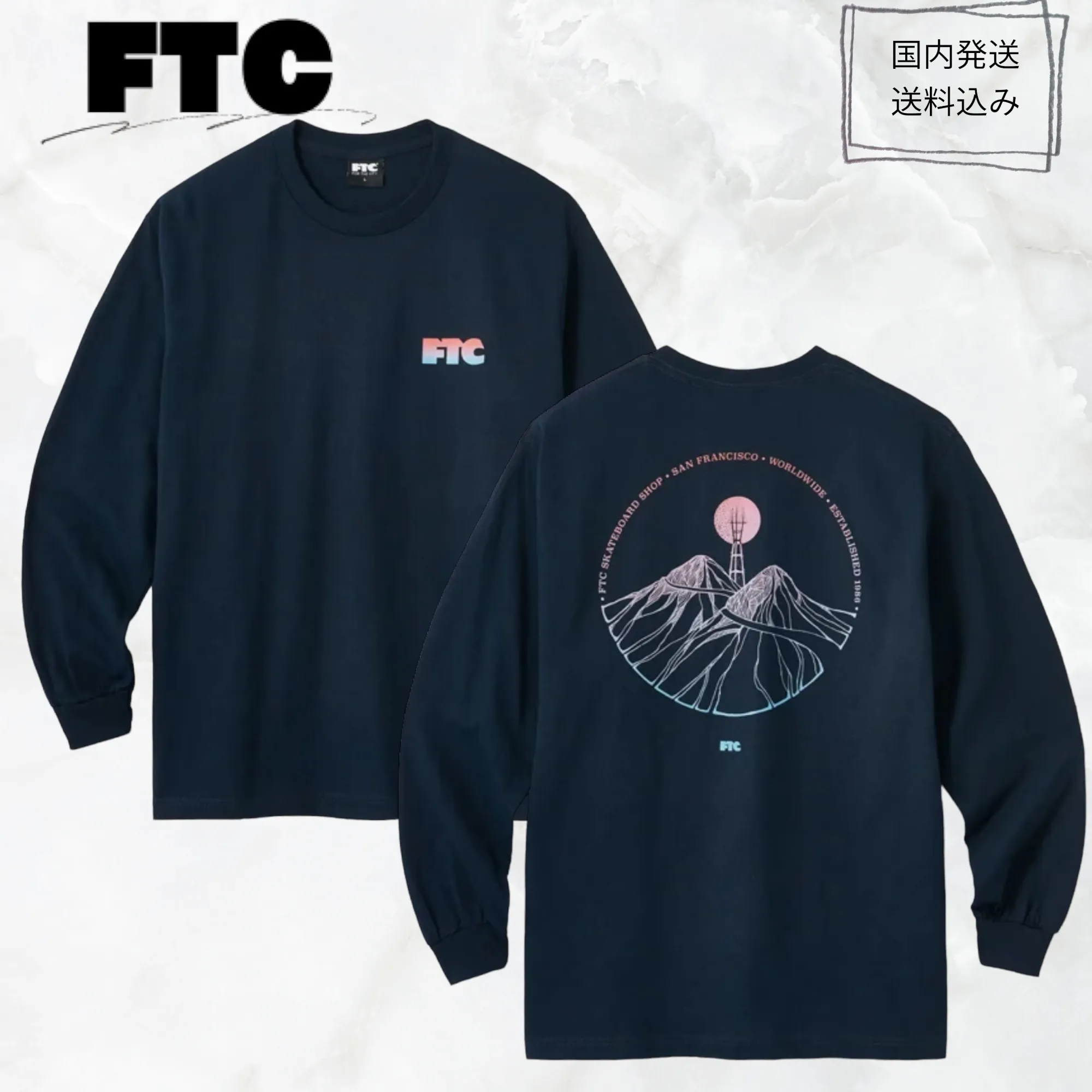 FTC  |Crew Neck Unisex Street Style Long Sleeves Plain Cotton