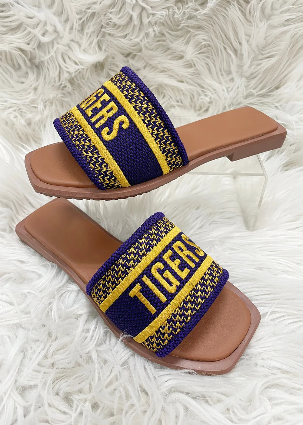 Geaux Tigers Sandal