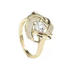 Golden Allure 'Dancing' Ring