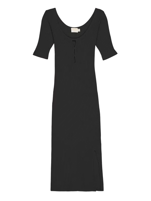 HAIDEE HEAVY RIB DRESS