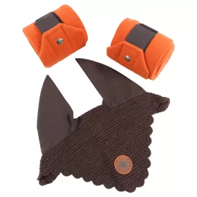 Hermes Equestrian Horse Knit Cap and Loop Polo Wraps.