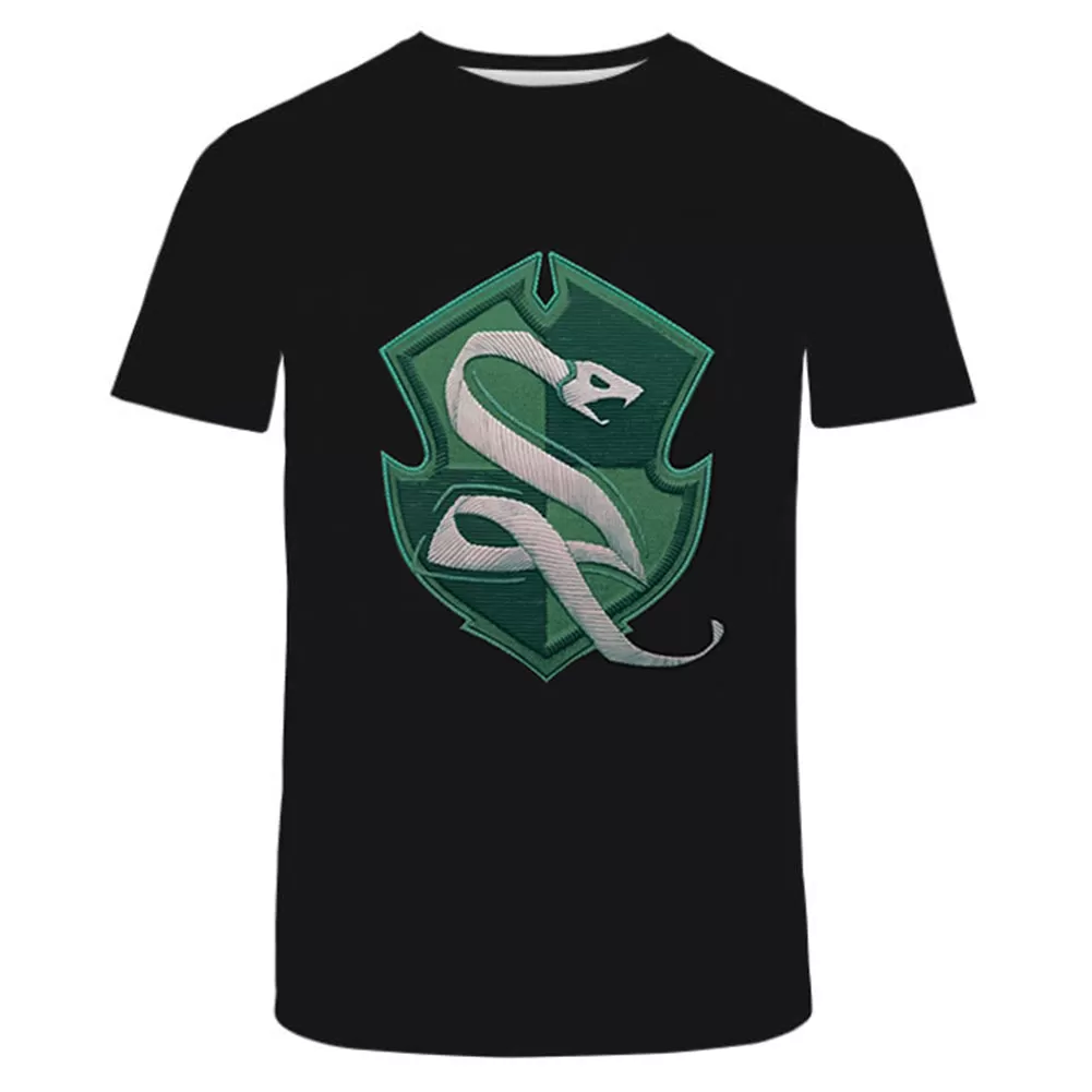 Hogwarts Legacy Salazar Slytherin Cosplay T-shirt 3D Print Short Sleeve Shirt