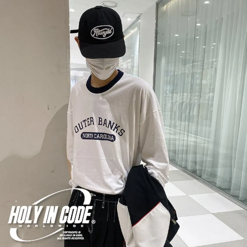 HOLY IN CODE  |Unisex Street Style Long Sleeves Cotton Oversized