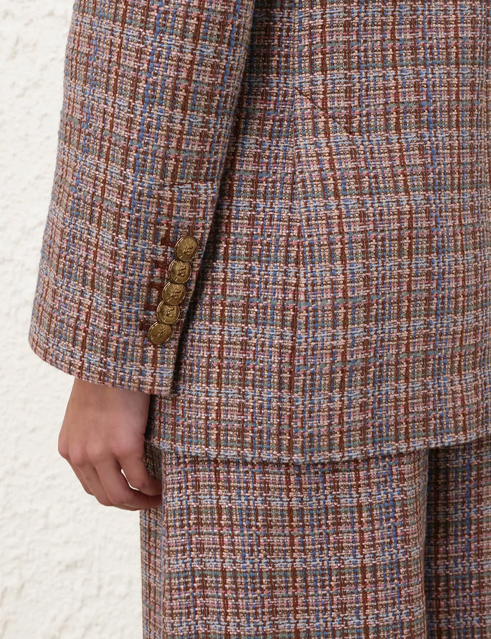 Illustration Tweed Jacket