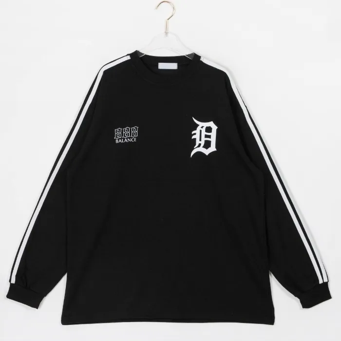 IONSEOUL  |Crew Neck Unisex Street Style U-Neck Long Sleeves Cotton