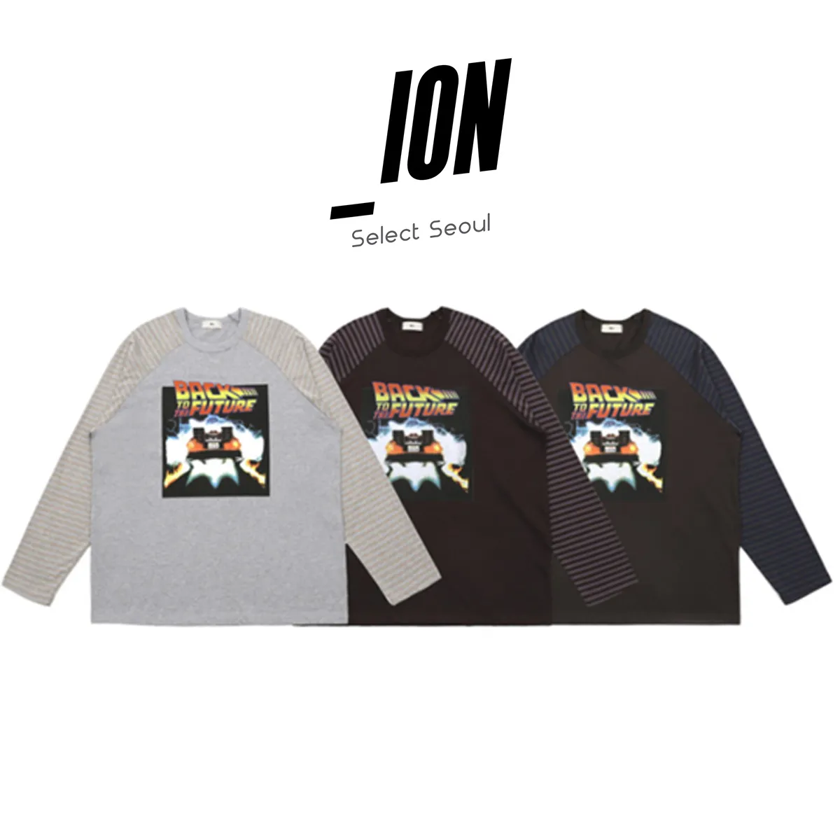 IONSEOUL  |Crew Neck Unisex Sweat Street Style U-Neck Long Sleeves