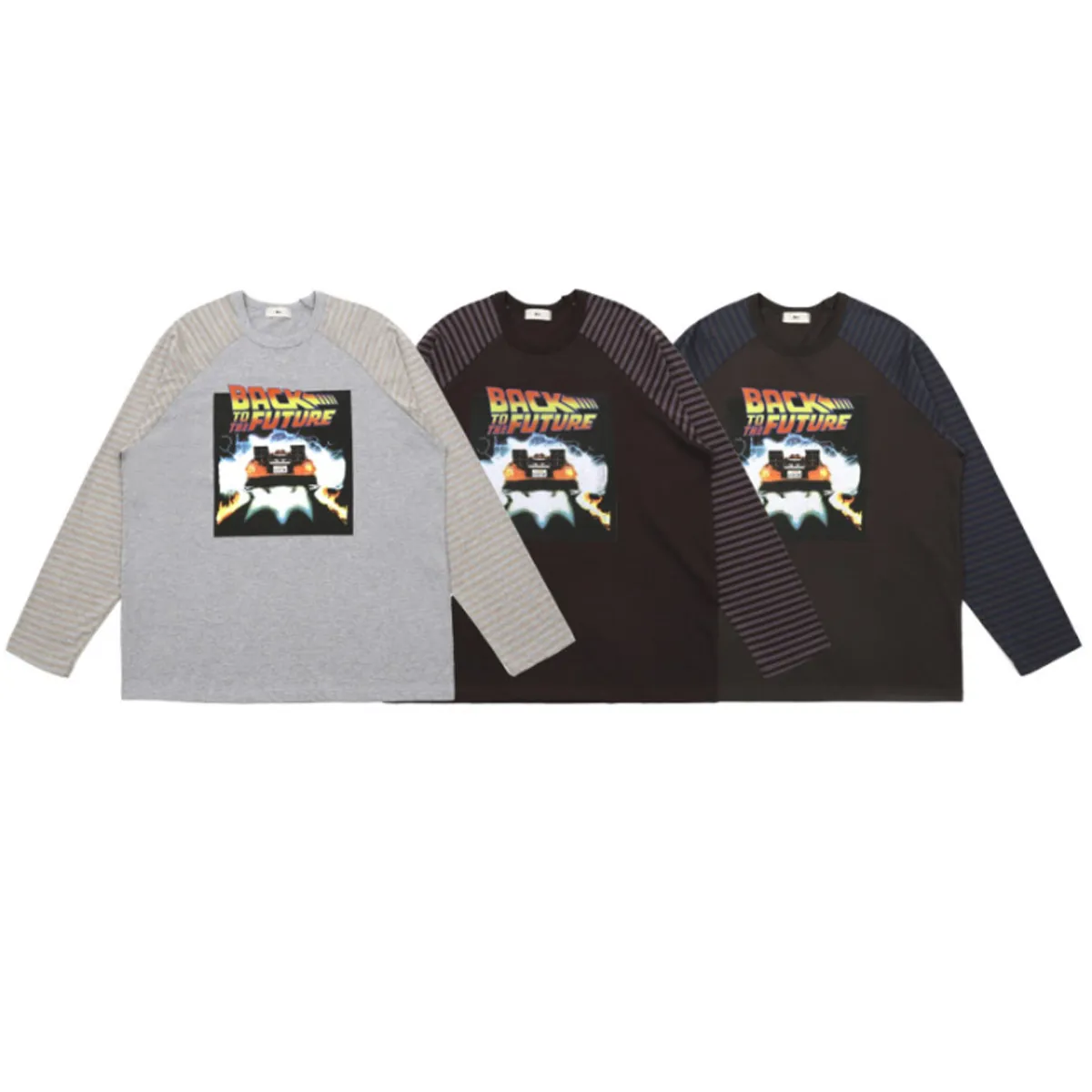 IONSEOUL  |Crew Neck Unisex Sweat Street Style U-Neck Long Sleeves