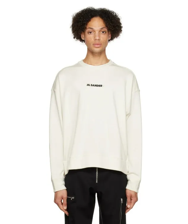 Jil Sander  |Crew Neck Street Style Long Sleeves Plain Oversized