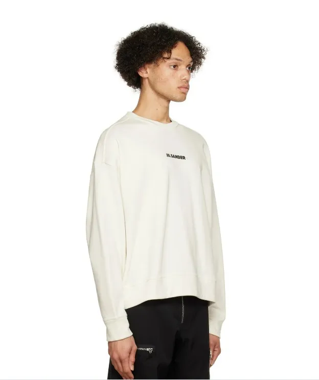 Jil Sander  |Crew Neck Street Style Long Sleeves Plain Oversized