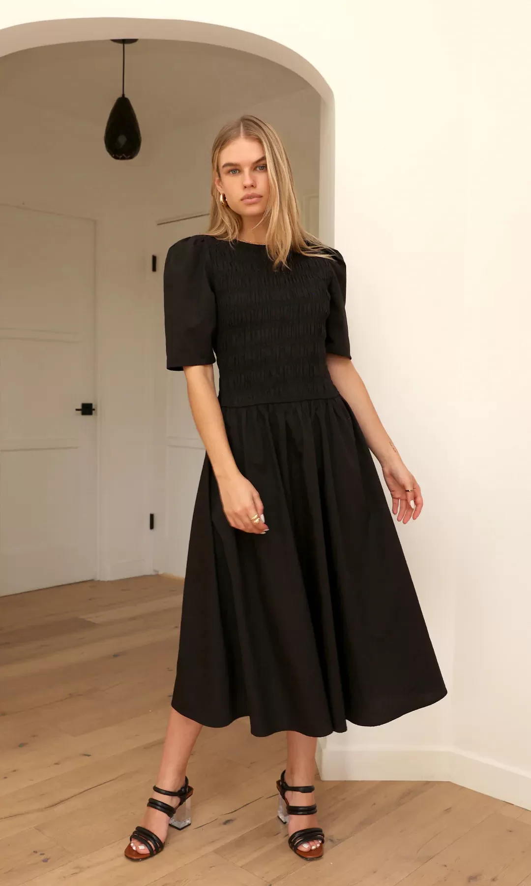 KAIA MIDI DRESS