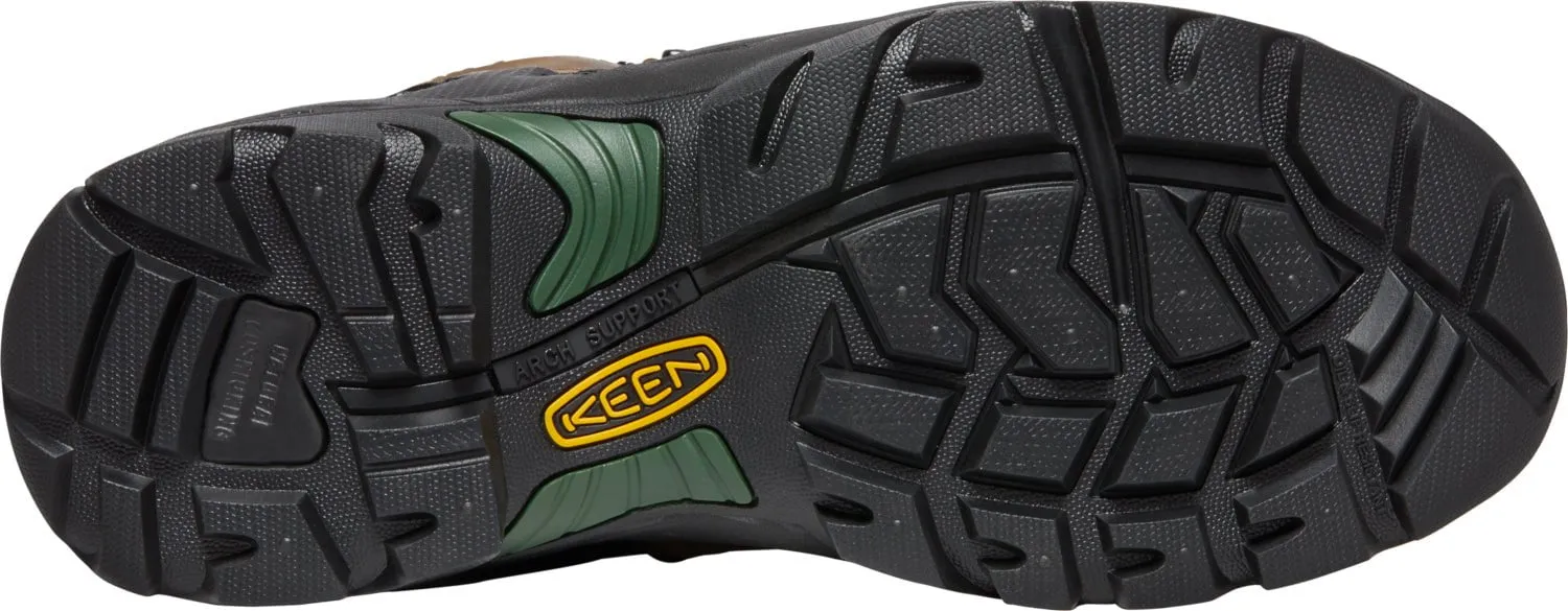 Keen Utility Mens Pittsburgh Energy 6in WP Soft Cascade/Green Leather Work Boots