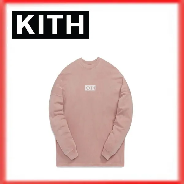 KITH NYC  |Unisex Street Style U-Neck Collaboration Long Sleeves Plain